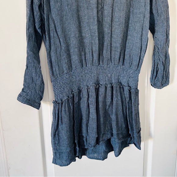 Rails Blue Juliette Linen Blend Dress Size Small - Picture 9 of 11